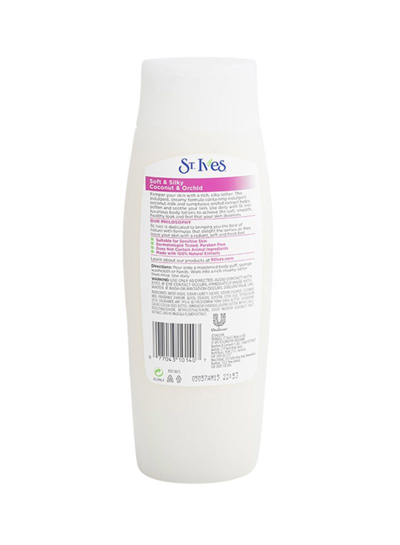 St. Ives Soft And Silky Coconut And Orchid Body Wash 400ml